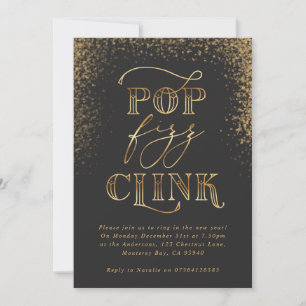 pop clink gaseificado convite para festa de férias