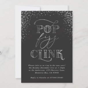 pop clink gaseificado convite para festas de prata