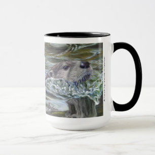 Pop da lontra! caneca de 15 onças