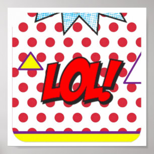 Pop de arte LOL Poster