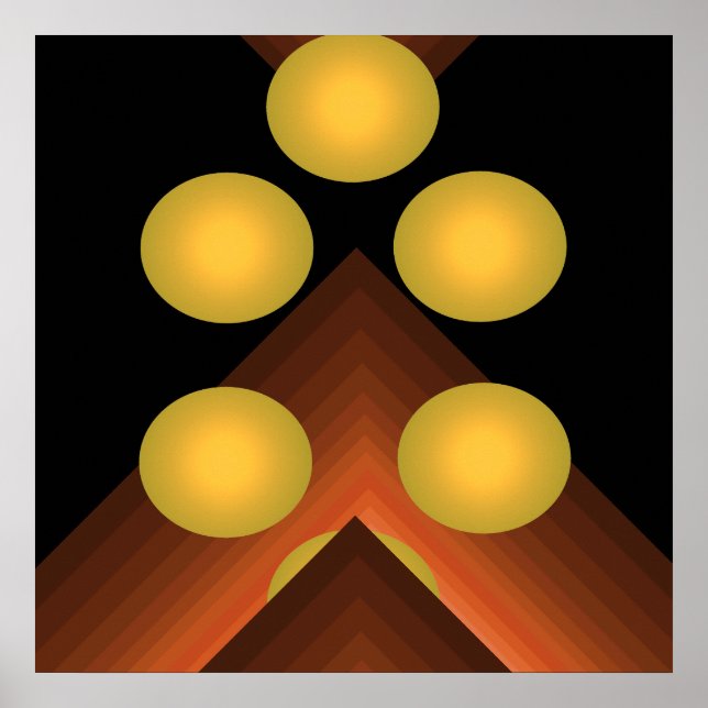 Pop Geométrico Poster 8 (Frente)