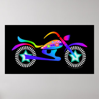 Pop MOTORCICCLE POSTER