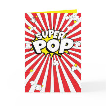 POP SUPER! Diversão, Corny, Cartão de Vazio Pun De