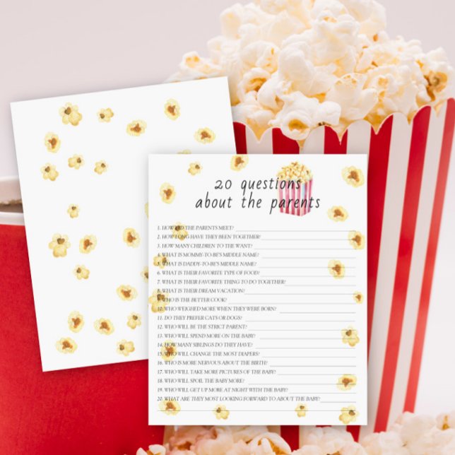 Popcorn - 20 perguntas sobre os Pais (Criador carregado)