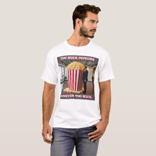 Popcorn Anyone men T-shirt branca