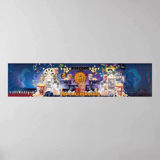 Popcorn Madness Poster (Frente)