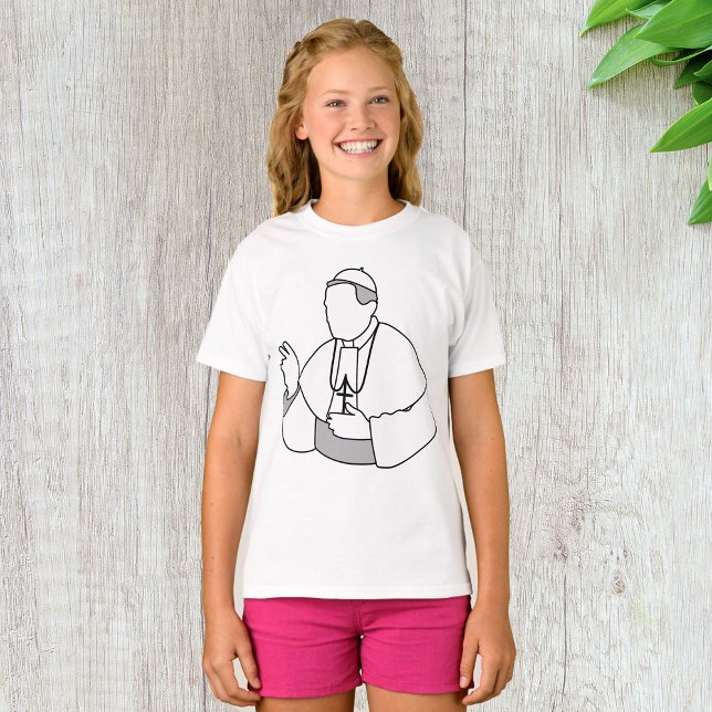 Pope Girls T-Shirt (Criador carregado)