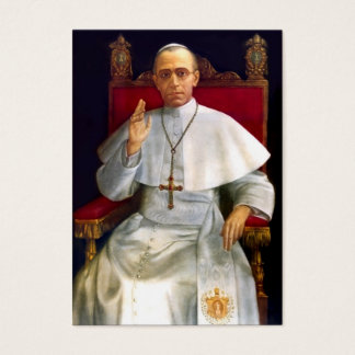 Pope Pius XII Cartão de Oração