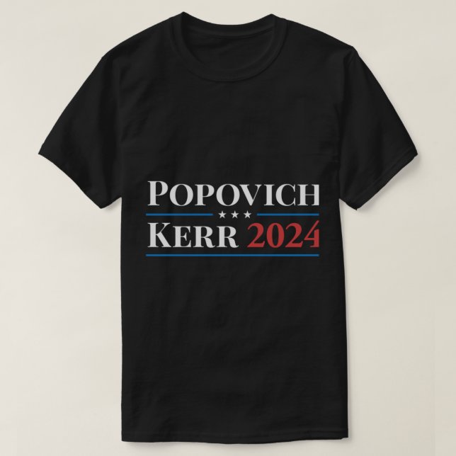 Popovich Kerr 2024 - Camisa Clássica (Frente do Design)