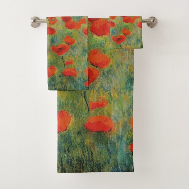 Poppies - Conjunto de Toalhas de Banho (Insitu)
