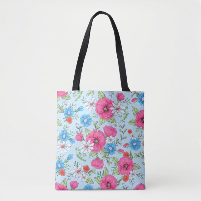 Poppies e Daisies Bolsa (Frente)