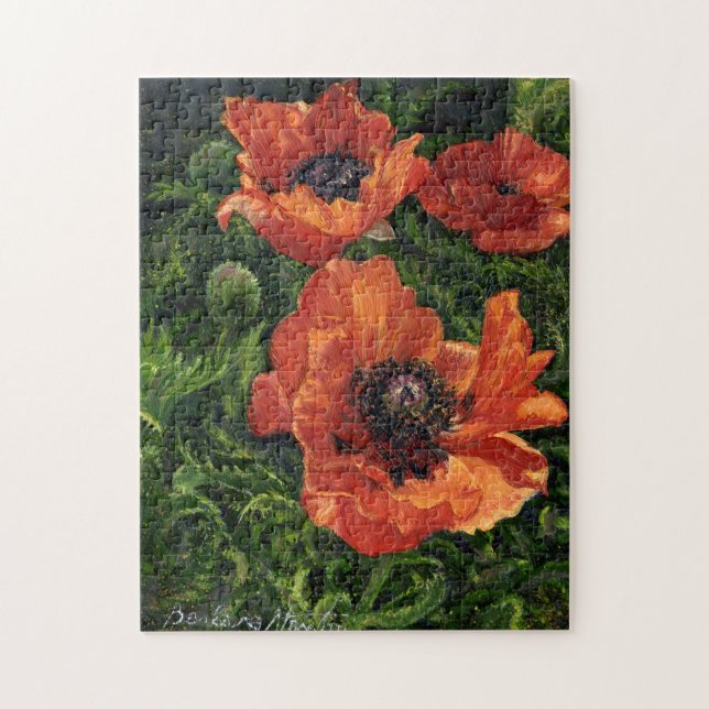 "Poppies Islandeses" Quebra-cabeça de Jigserra (Vertical)