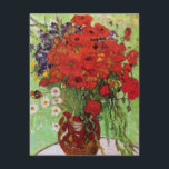 Poppies vermelhos Van Gogh e convites para a Daisi<br><div class="desc">Van Gogh Red Poppies e Daises convidam. Pintura a óleo na canvas de 1890. Uma pintura floral colorida de Van Gogh, embora não tão famosa como o seu célebre vaso de girassóis, esta obra representa mais uma entrada encantadora no extenso catálogo de flores estéreis florais do artista. Um presente de...</div>