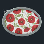 Poppy alegre Flores de Verão<br><div class="desc">Flores Poppy florescendo alegremente primavera e vetor de verão repetem sem descontinuidades a ilustração de padrão de têxtil/tecido. Direitos autorais originais de arte gráfica BluedarkArt The ChameleonArt.</div>