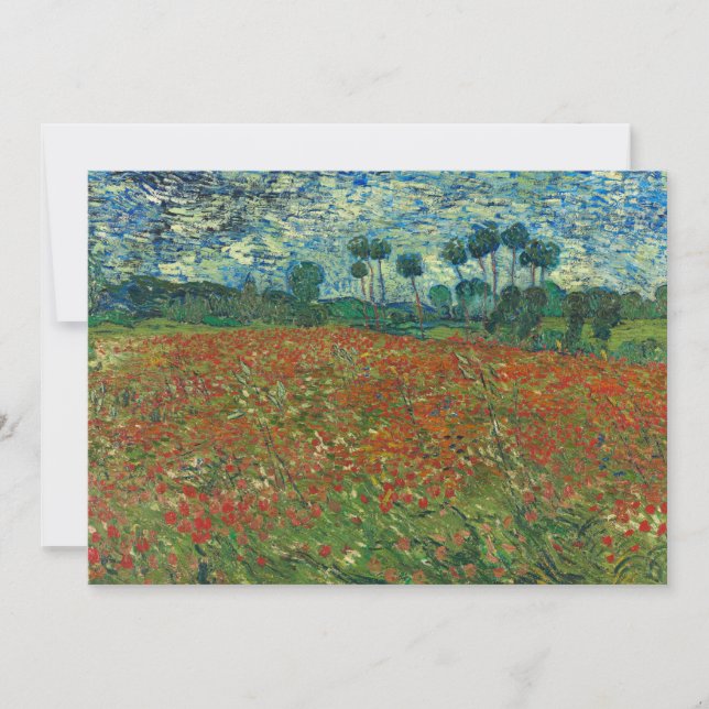 Poppy Field | Vincent van Gogh (Frente)