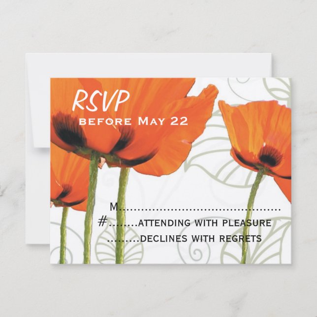 Poppy RSVP (Frente)