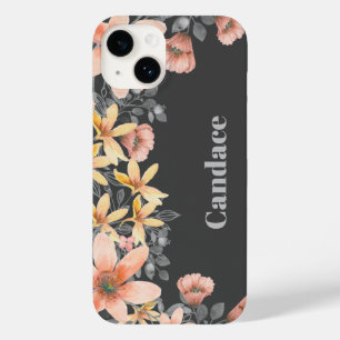 Populações Florais Douradas e Rosa Personalizadas