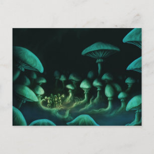 por baixo do cartão postal de fantasia da Earth S