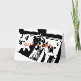 Pôr cartão de poço