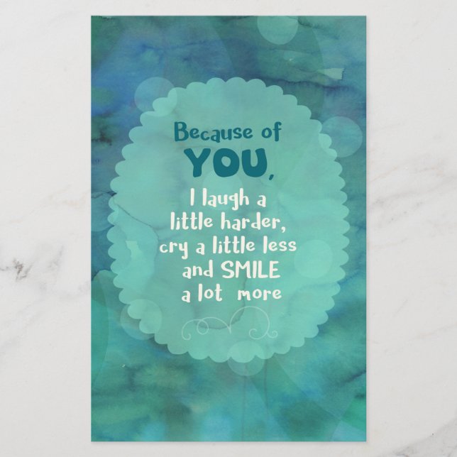 Por causa de você (Frente)