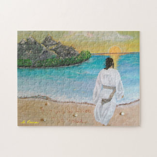 "Por Deus, Amo O Mundo..." Quebra-cabeça e caixa d