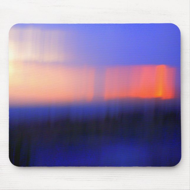 Por do sol abstrato Mousepad (Frente)