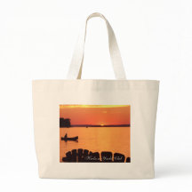 Por do sol canadense….A bolsa de praia do yacht