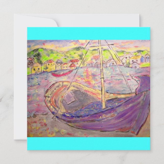 pôr do sol da aldeia grega (Frente)