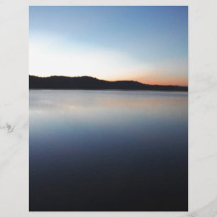 pôr do sol do lago Arrohead