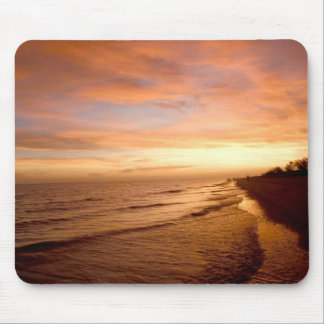 Por do sol Mousepad da ilha de Sanibel