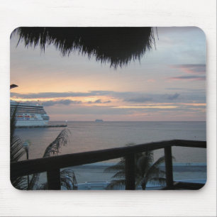 Por do sol Mousepad do cruzeiro