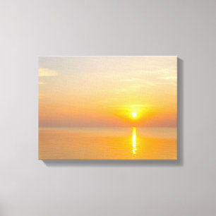 Pôr do Sol Nº 5, Impressão em Tela da Série Pôr do