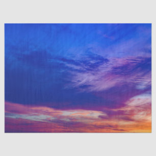 pôr do sol na praia 3 lenços de papel