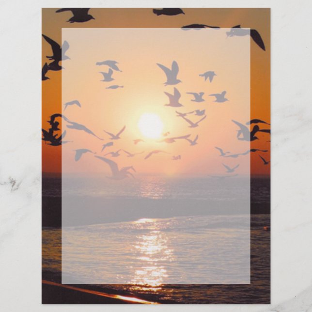 Pôr do Sol sobre o Lago Erie (Frente)