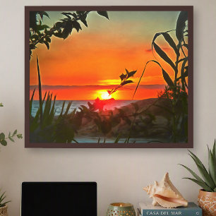 Pôr do sol Vallarta El Rio Pitillal 2009 Impressão