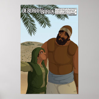 Por Faith Series - Deborah & Barak Poster de 11" x