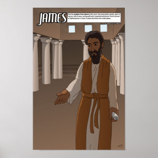 Por Faith Series - James Poster de 11" x 17"