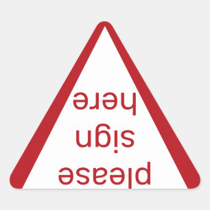 por favor assine os autocolantes