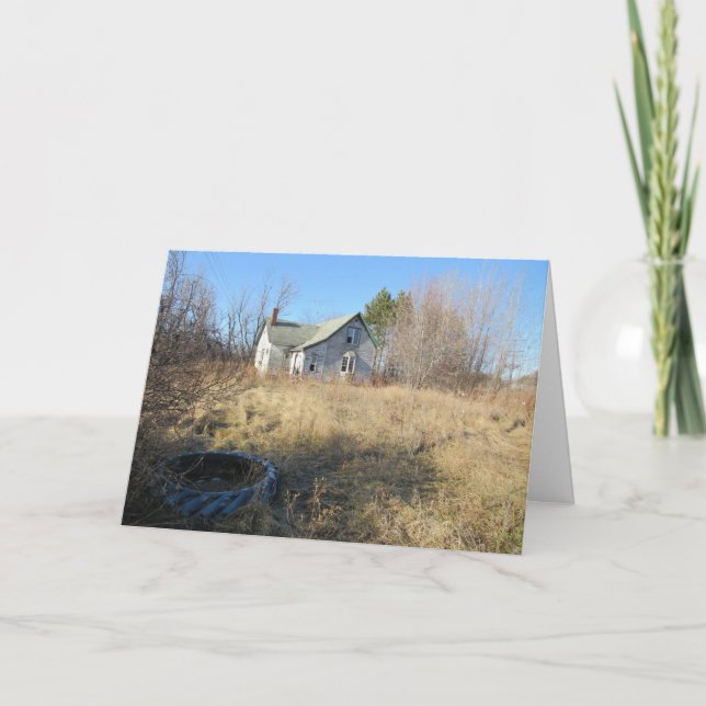 "Por Favor, Cresça Longe" Cartão de Melhoras (Frente)