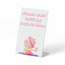 por favor espere yoga cat