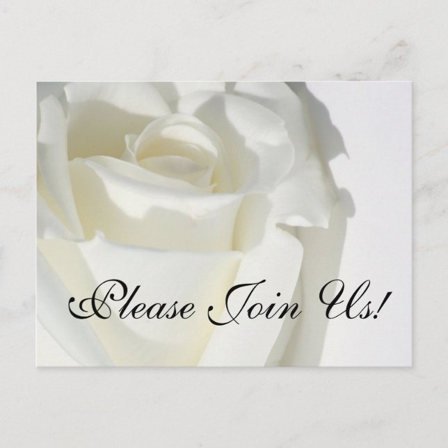 Por favor, junte-se a nós! Cartão postal de convit (Frente)