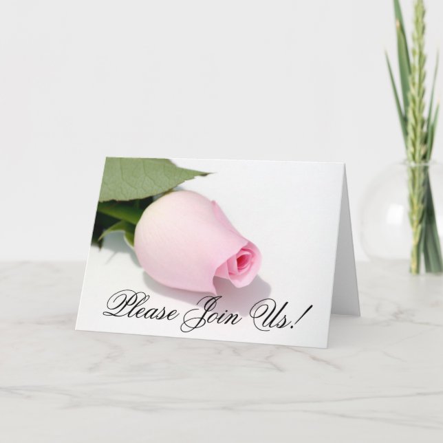 Por favor, junte-se a nós! Convite (Frente)