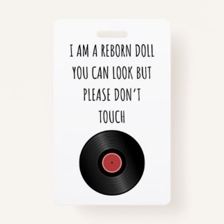 Por favor, não toque no Crachá da etiqueta do asse