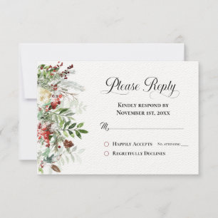 Por favor, responda às férias de Natal do RSVP