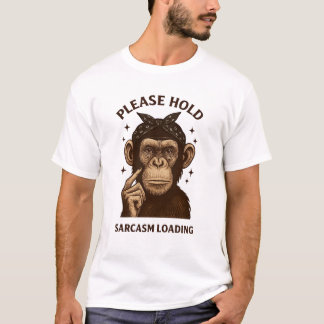 por favor, segure a camiseta de carregamento de sa