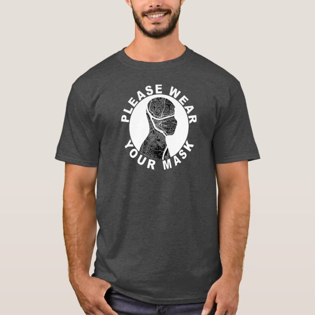 Por favor, Vista sua camiseta masculina (Pittsburg (Frente)