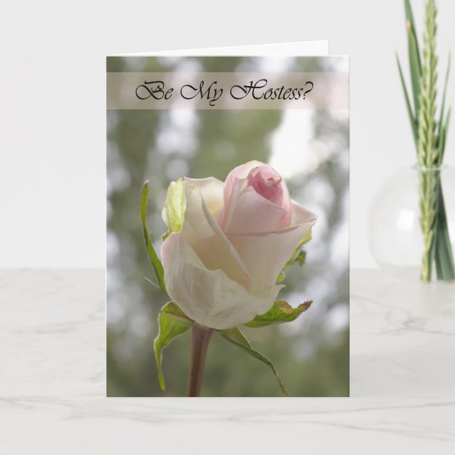 Por favor, você será meu cartão de casamento da an (Frente)