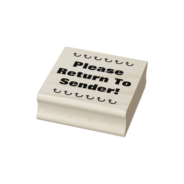 "Por Favor, Volte Ao Remetente!" Carimbo (Carimbo)