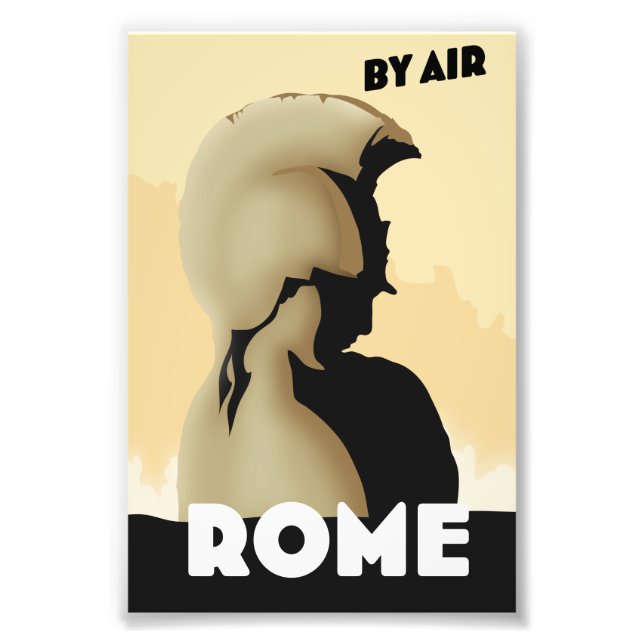 Por Impressão Fotográfica Air Rome (Frente)