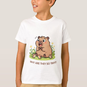 Por Que Eles São Tão Pequenos Camiseta Infantil Ca
